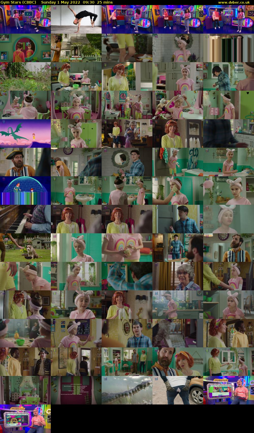 Gym Stars (CBBC) Sunday 1 May 2022 09:30 - 09:55