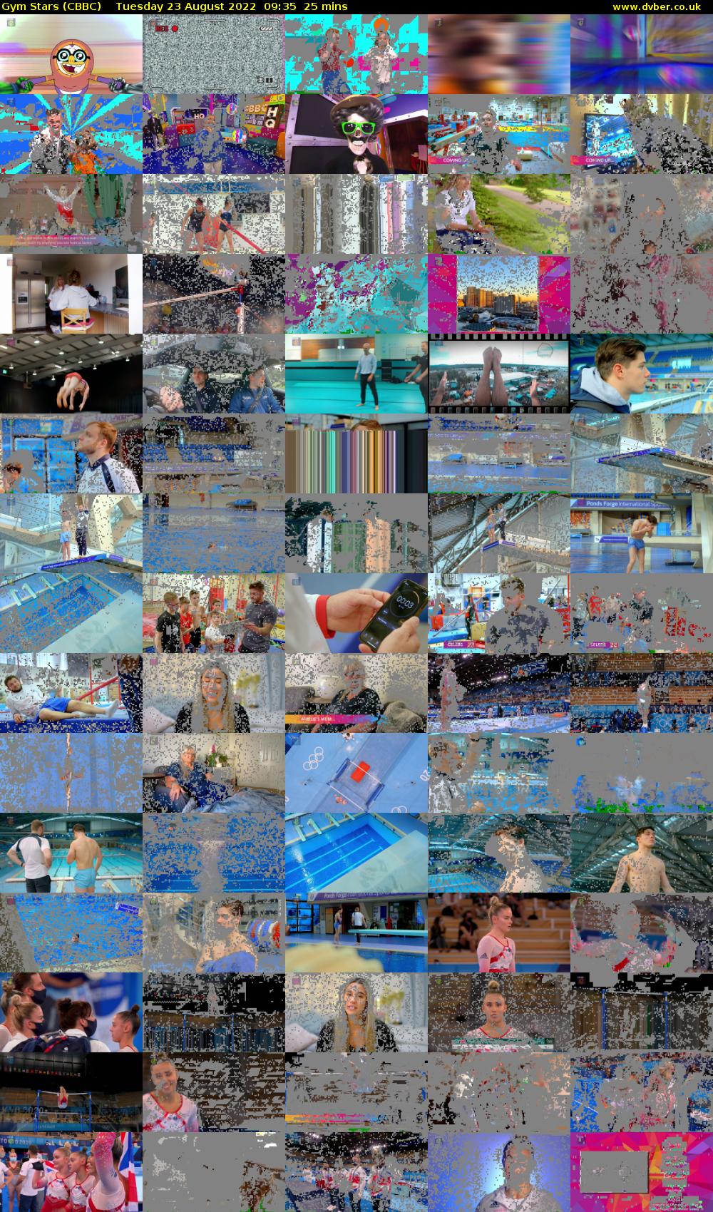 Gym Stars (CBBC) Tuesday 23 August 2022 09:35 - 10:00