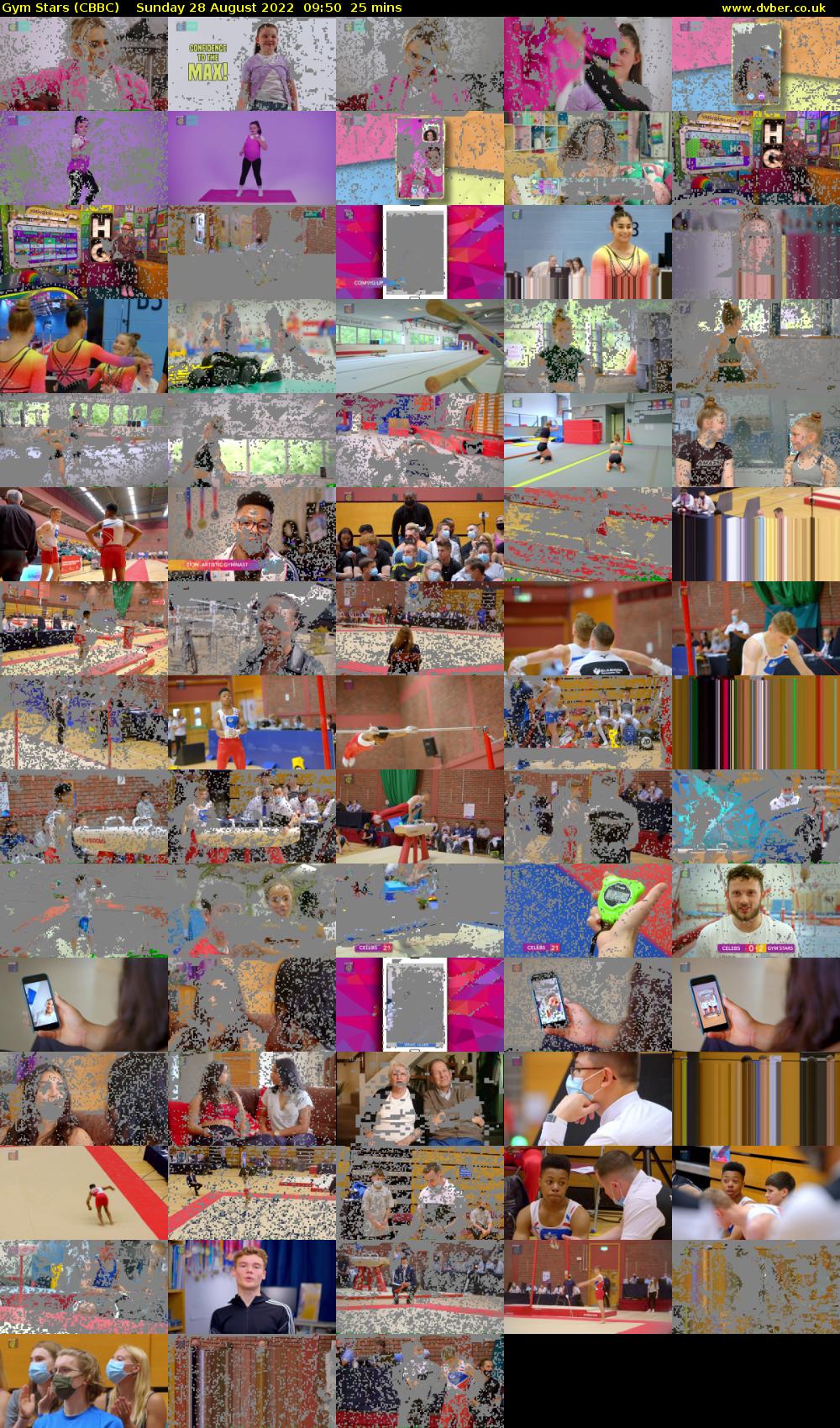 Gym Stars (CBBC) Sunday 28 August 2022 09:50 - 10:15
