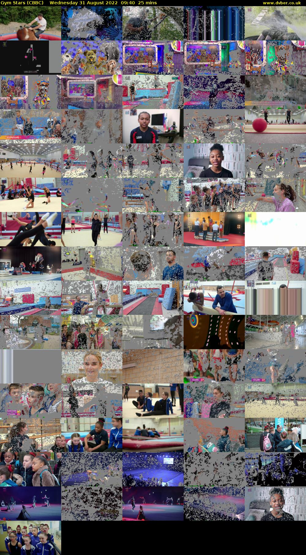 Gym Stars (CBBC) Wednesday 31 August 2022 09:40 - 10:05