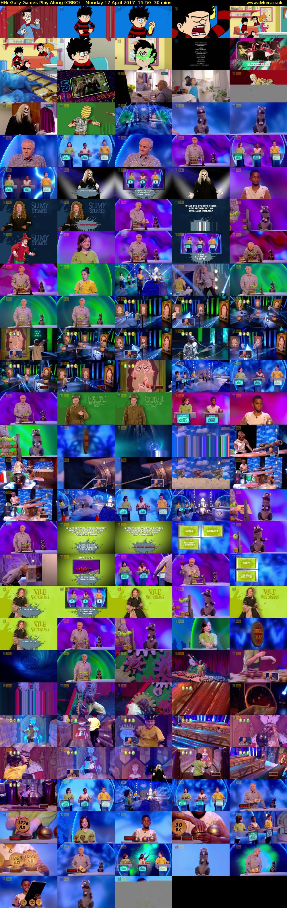 HH: Gory Games Play Along (CBBC) Monday 17 April 2017 15:50 - 16:20