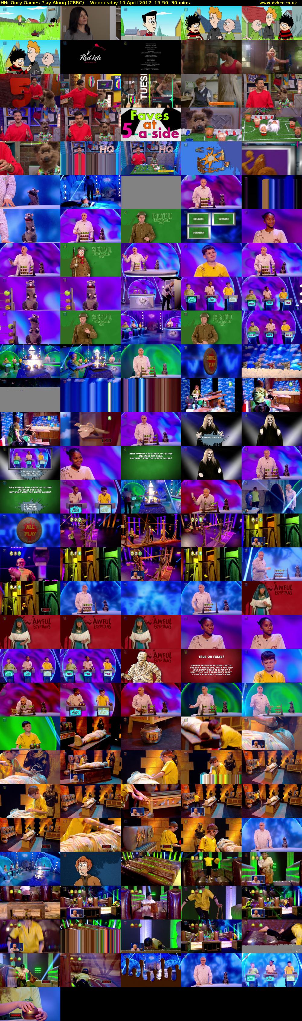 HH: Gory Games Play Along (CBBC) Wednesday 19 April 2017 15:50 - 16:20