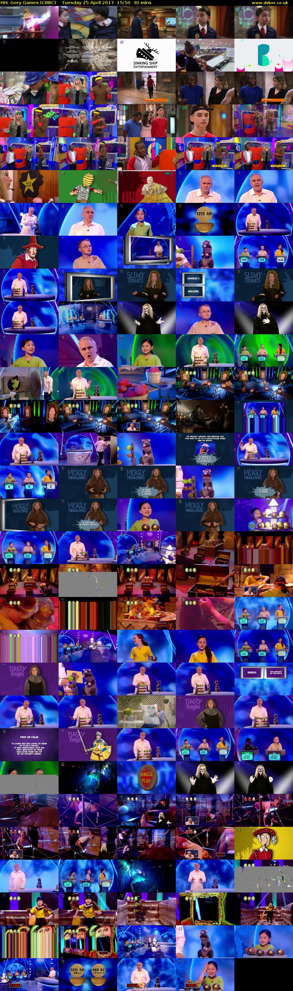 HH: Gory Games (CBBC) Tuesday 25 April 2017 15:50 - 16:20