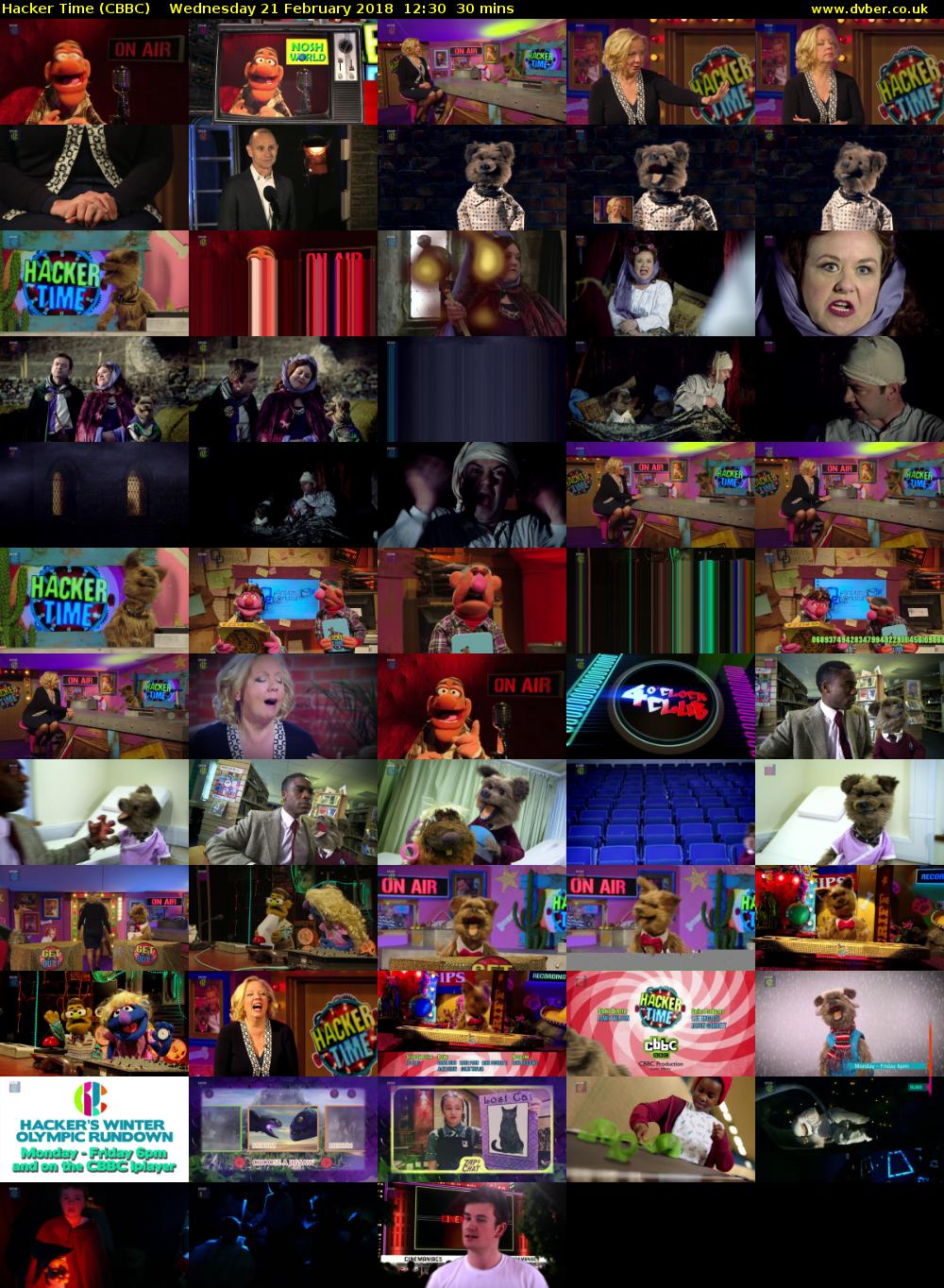 Hacker Time (CBBC) Wednesday 21 February 2018 12:30 - 13:00