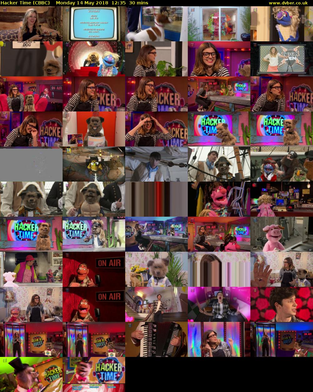 Hacker Time (CBBC) Monday 14 May 2018 12:35 - 13:05