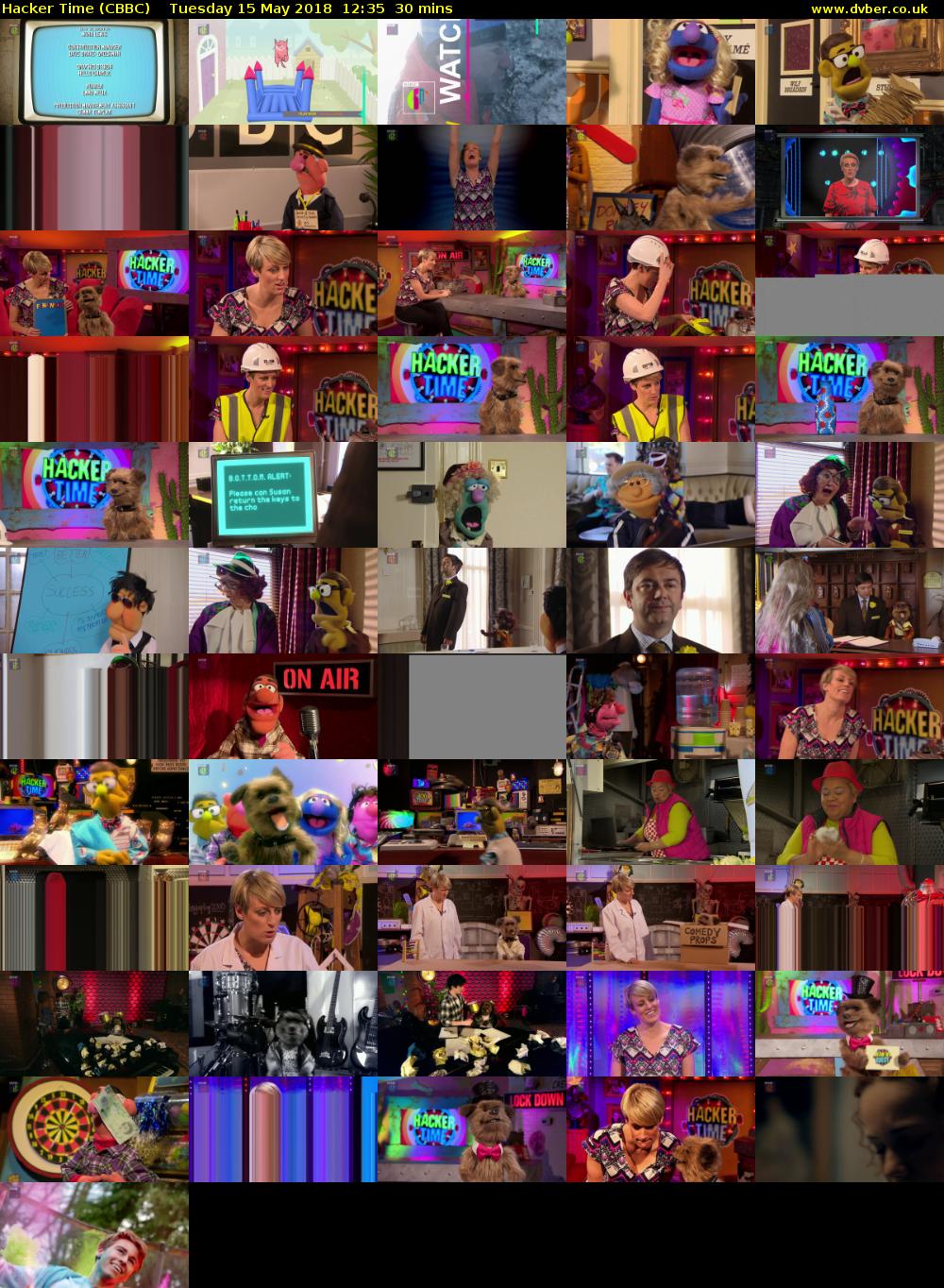 Hacker Time (CBBC) Tuesday 15 May 2018 12:35 - 13:05