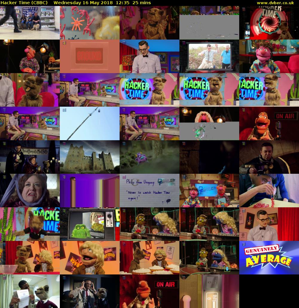 Hacker Time (CBBC) Wednesday 16 May 2018 12:35 - 13:00