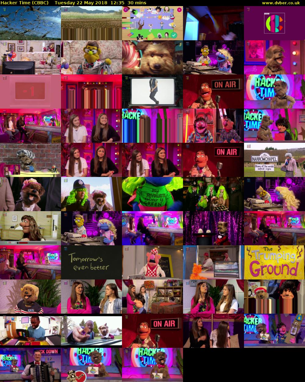 Hacker Time (CBBC) Tuesday 22 May 2018 12:35 - 13:05
