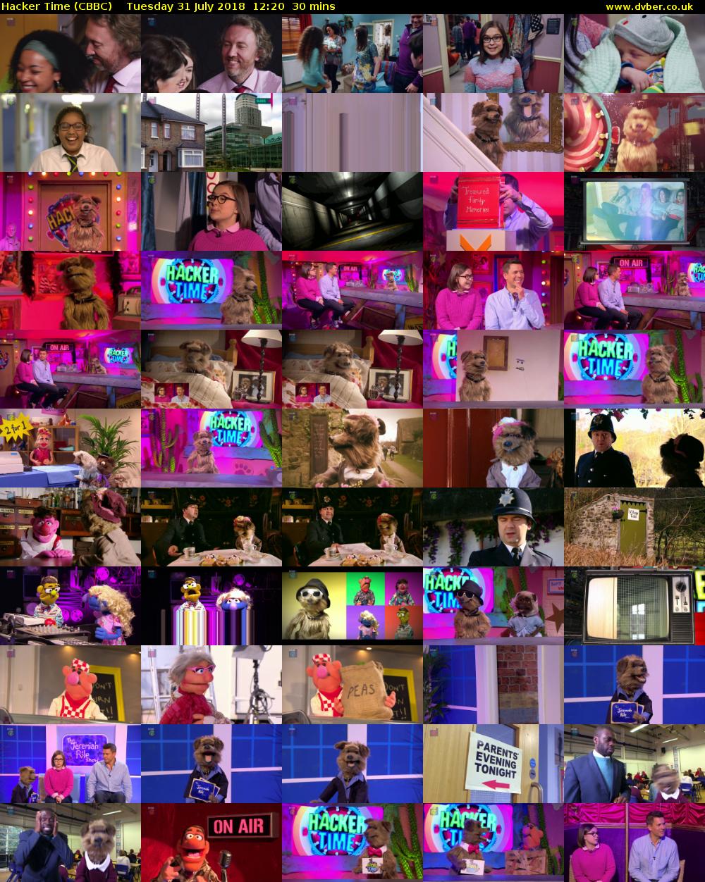 Hacker Time (CBBC) Tuesday 31 July 2018 12:20 - 12:50