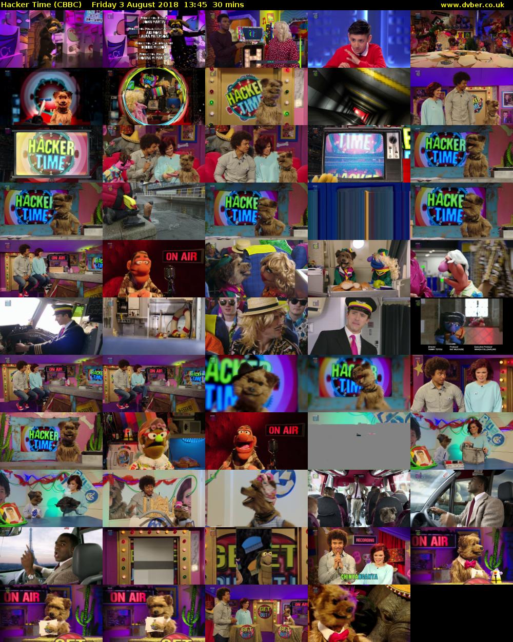 Hacker Time (CBBC) Friday 3 August 2018 13:45 - 14:15