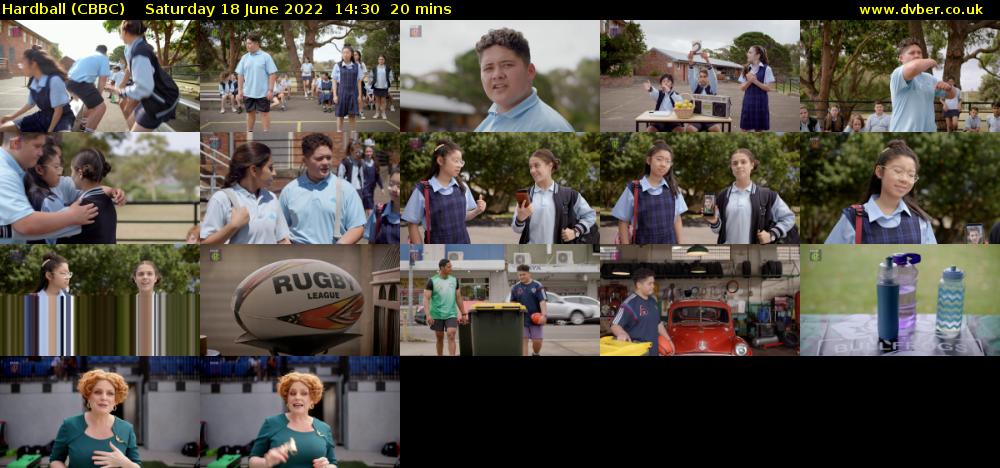 Hardball (CBBC) Saturday 18 June 2022 14:30 - 14:50