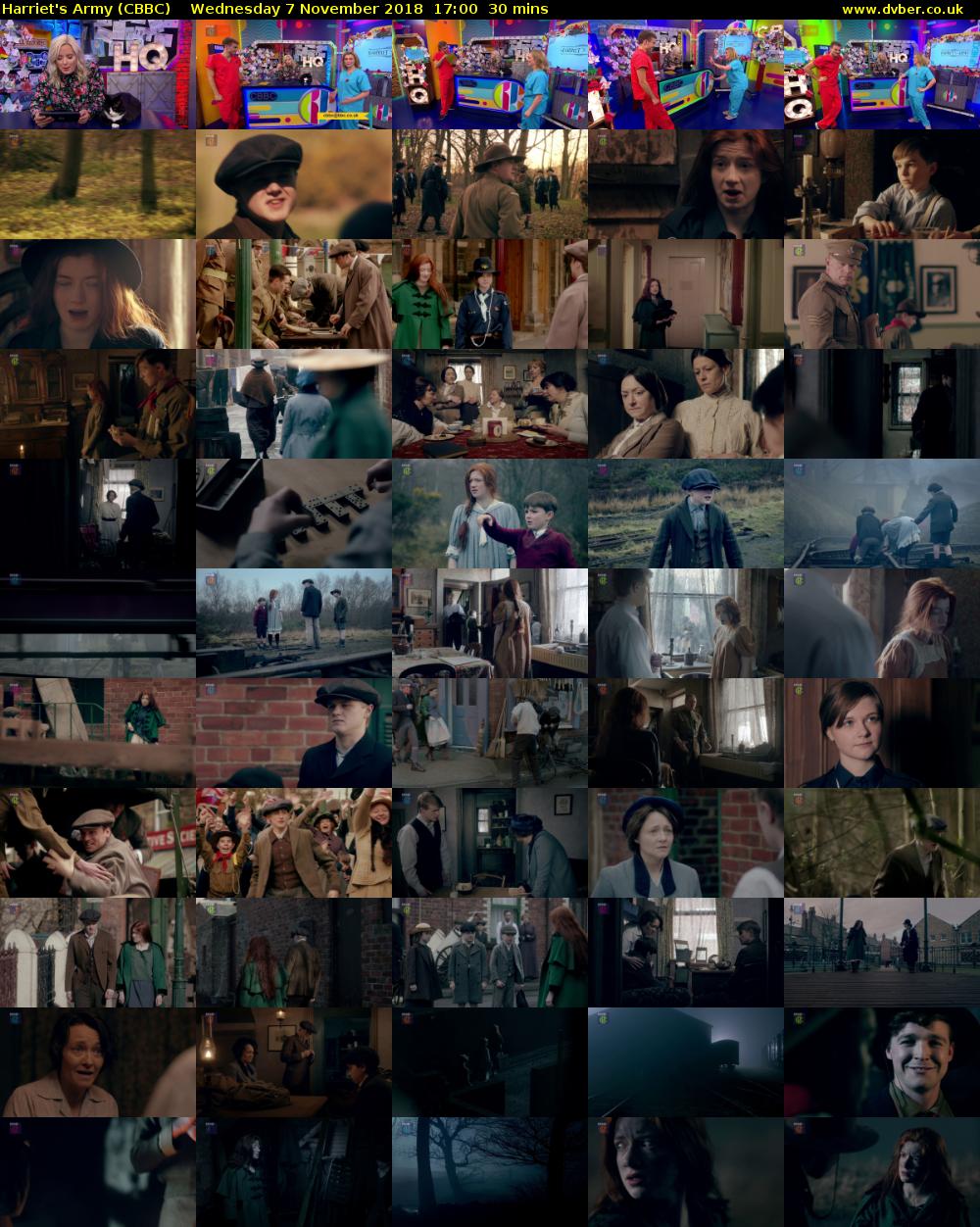 Harriet's Army (CBBC) Wednesday 7 November 2018 17:00 - 17:30