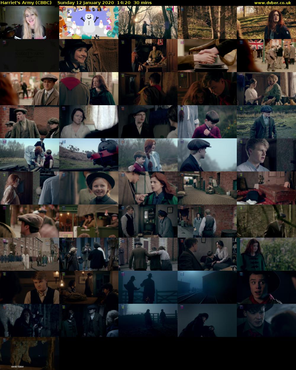 Harriet's Army (CBBC) Sunday 12 January 2020 14:20 - 14:50