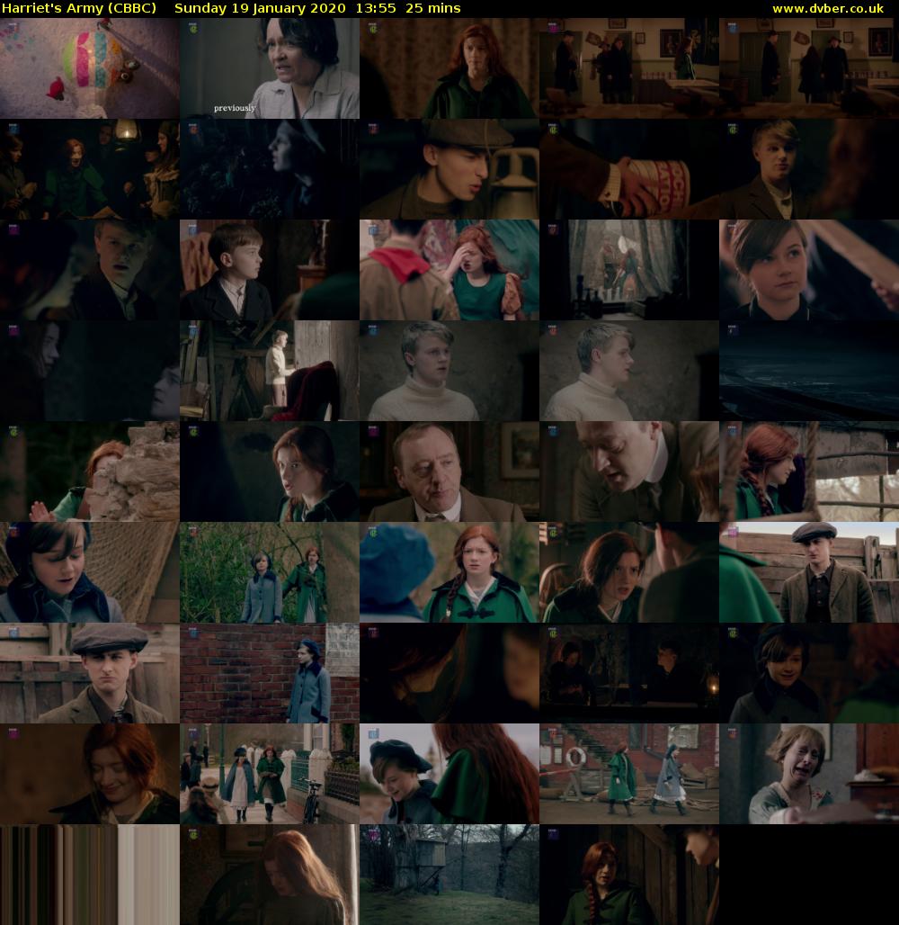 Harriet's Army (CBBC) Sunday 19 January 2020 13:55 - 14:20