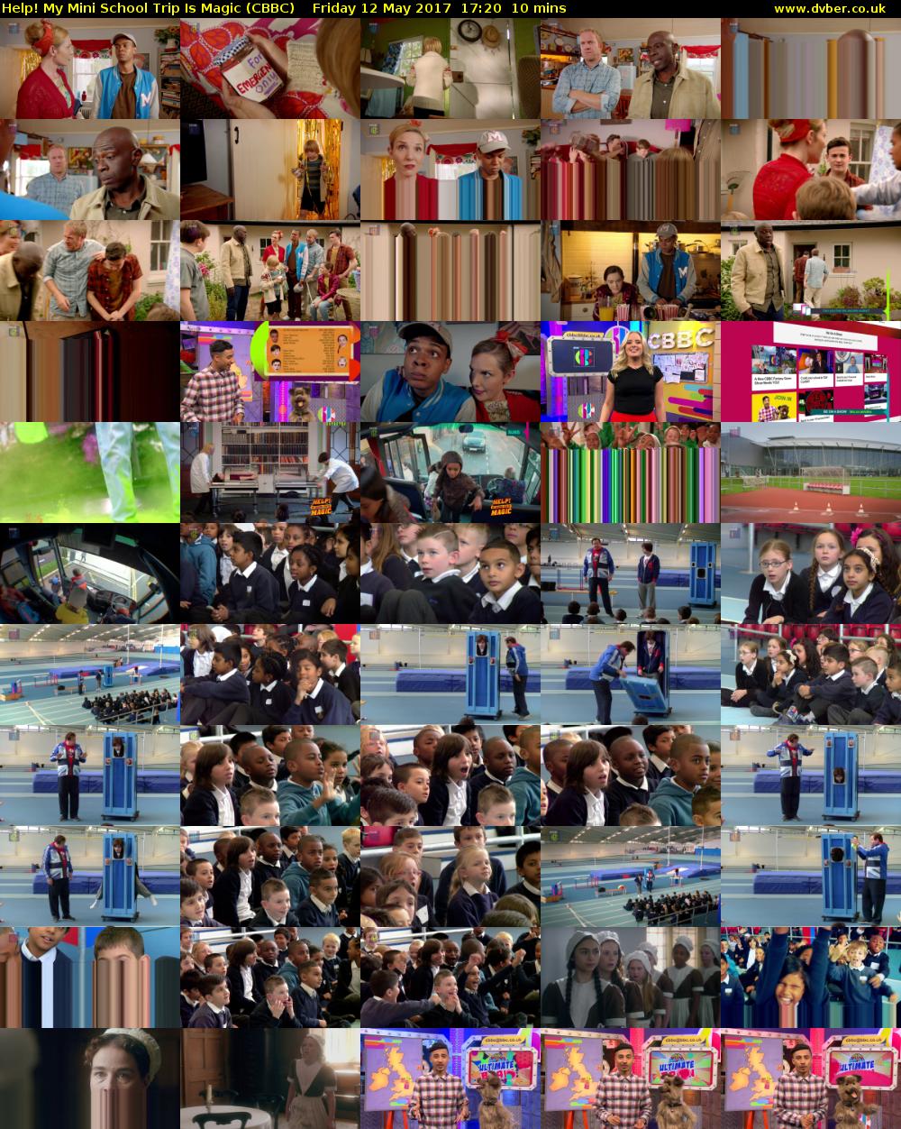 Help! My Mini School Trip Is Magic (CBBC) Friday 12 May 2017 17:20 - 17:30