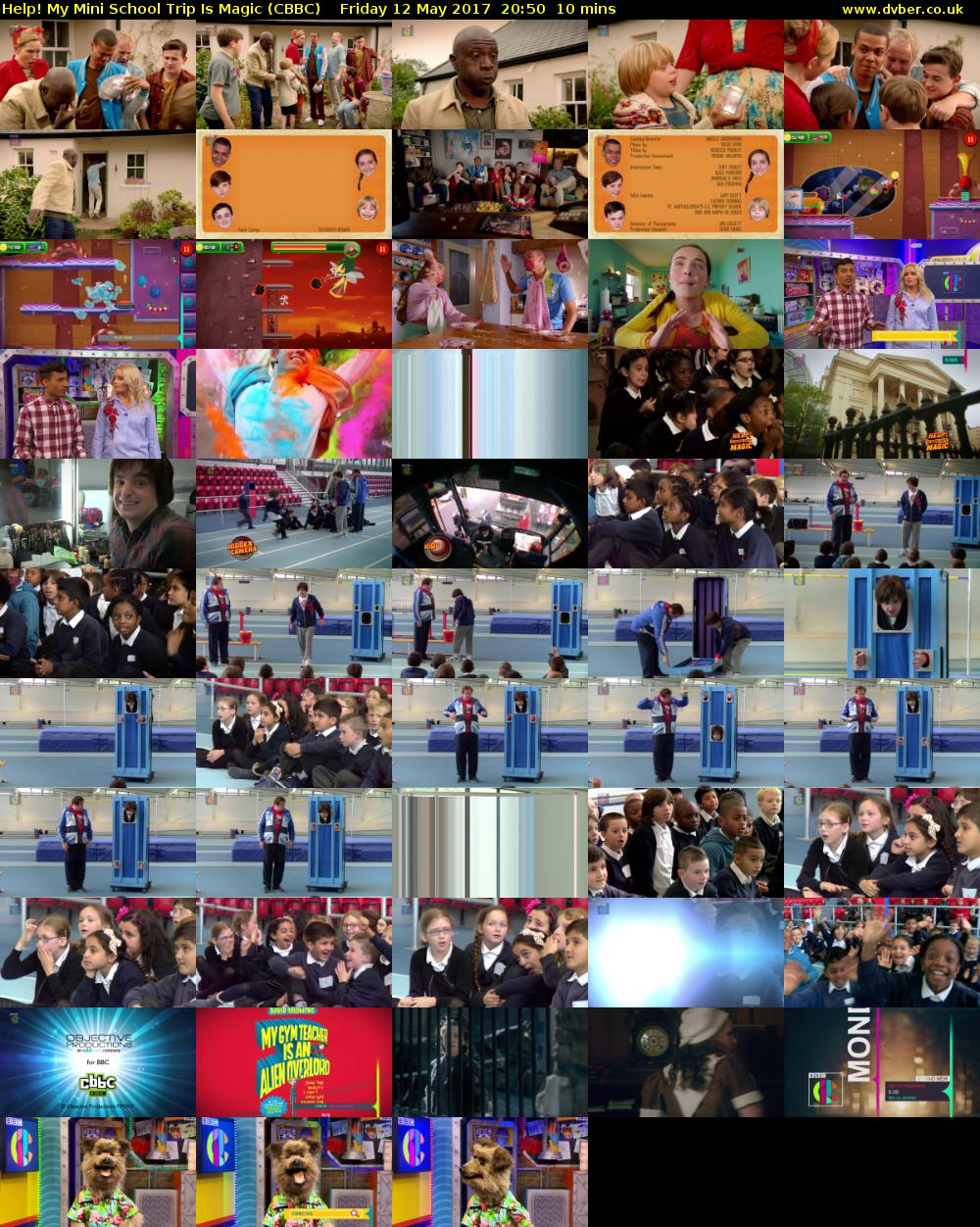 Help! My Mini School Trip Is Magic (CBBC) Friday 12 May 2017 20:50 - 21:00