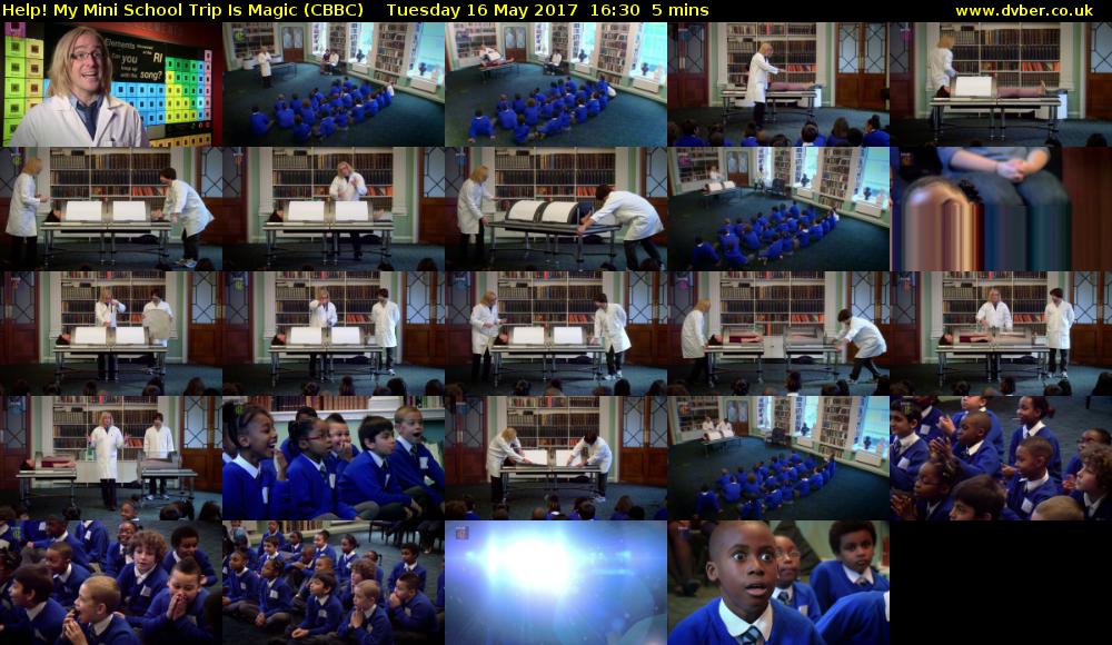 Help! My Mini School Trip Is Magic (CBBC) Tuesday 16 May 2017 16:30 - 16:35