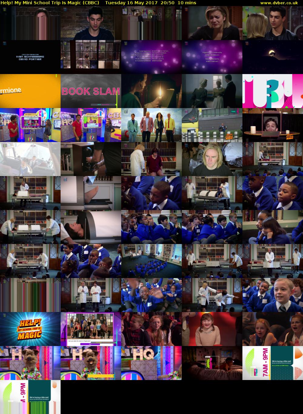 Help! My Mini School Trip Is Magic (CBBC) Tuesday 16 May 2017 20:50 - 21:00