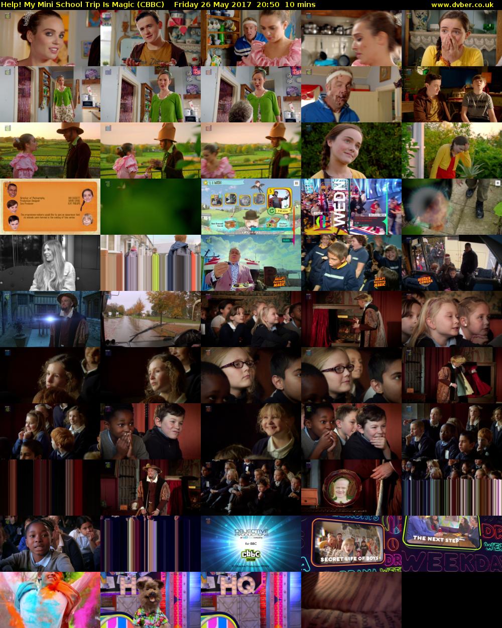 Help! My Mini School Trip Is Magic (CBBC) Friday 26 May 2017 20:50 - 21:00