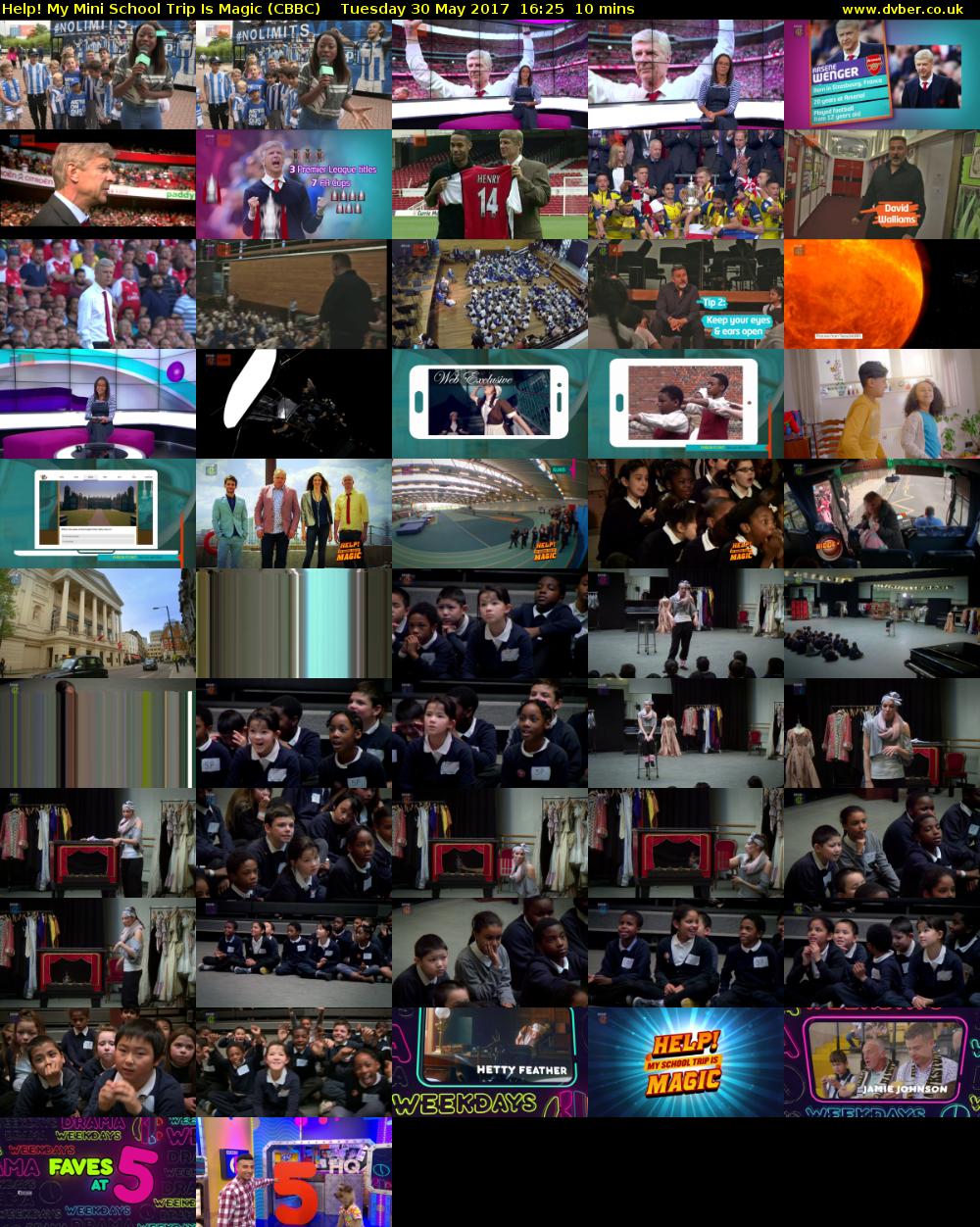 Help! My Mini School Trip Is Magic (CBBC) Tuesday 30 May 2017 16:25 - 16:35