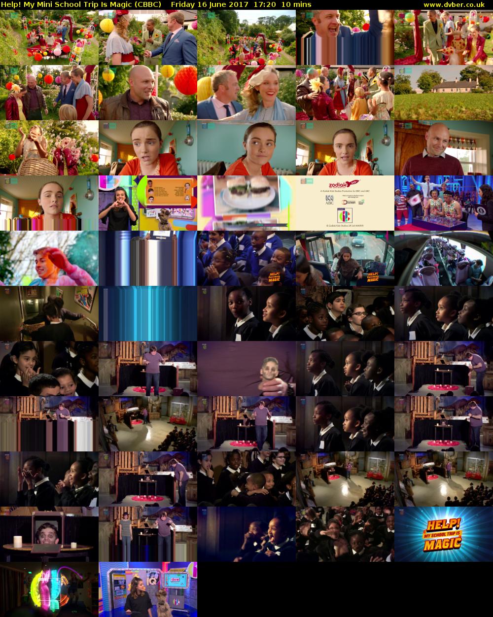 Help! My Mini School Trip Is Magic (CBBC) Friday 16 June 2017 17:20 - 17:30