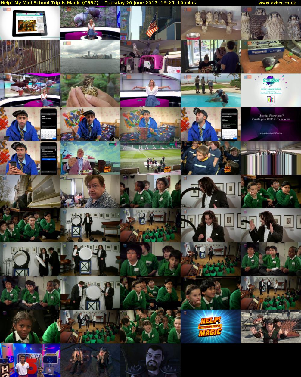 Help! My Mini School Trip Is Magic (CBBC) Tuesday 20 June 2017 16:25 - 16:35