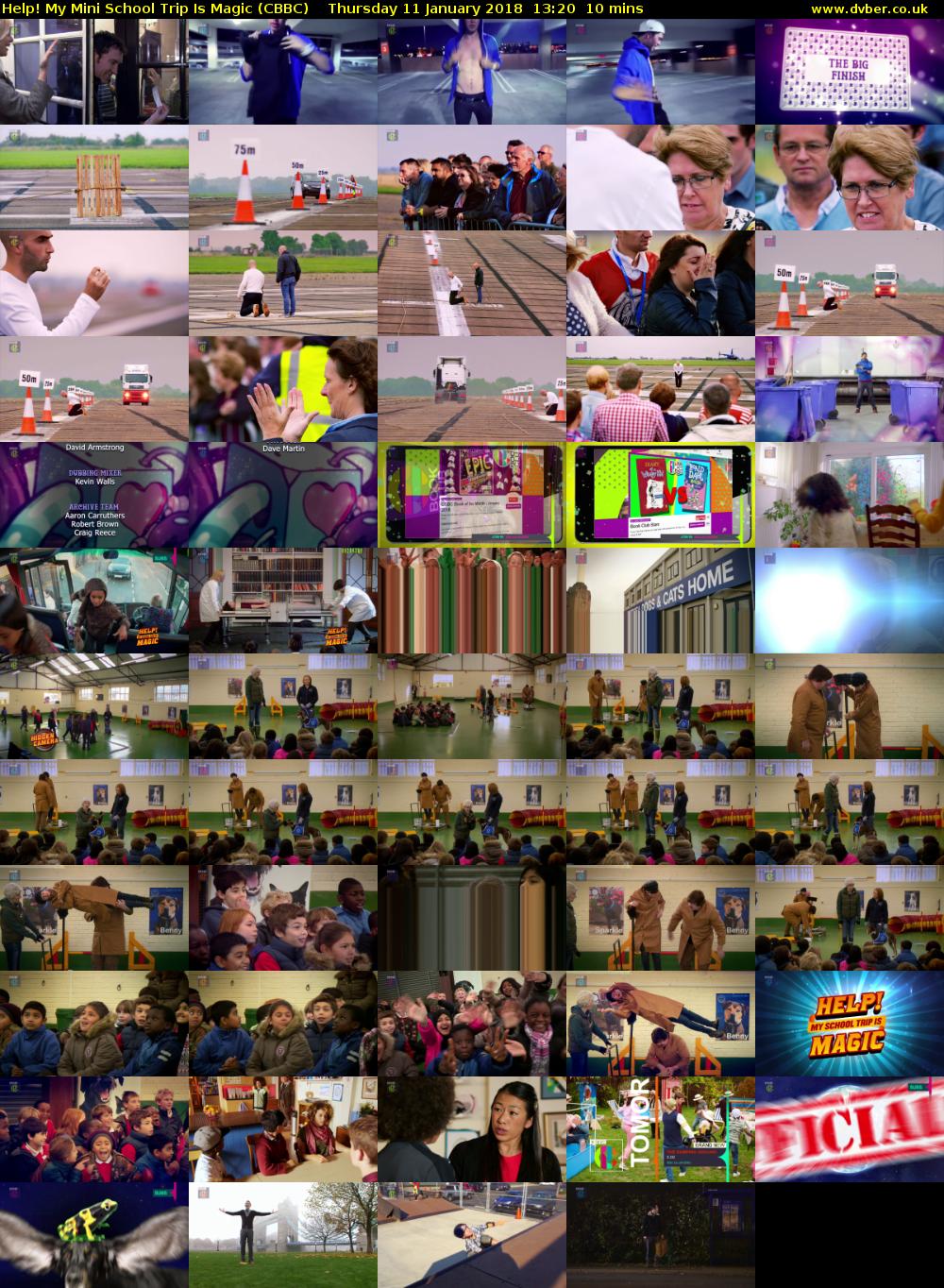 Help! My Mini School Trip Is Magic (CBBC) Thursday 11 January 2018 13:20 - 13:30