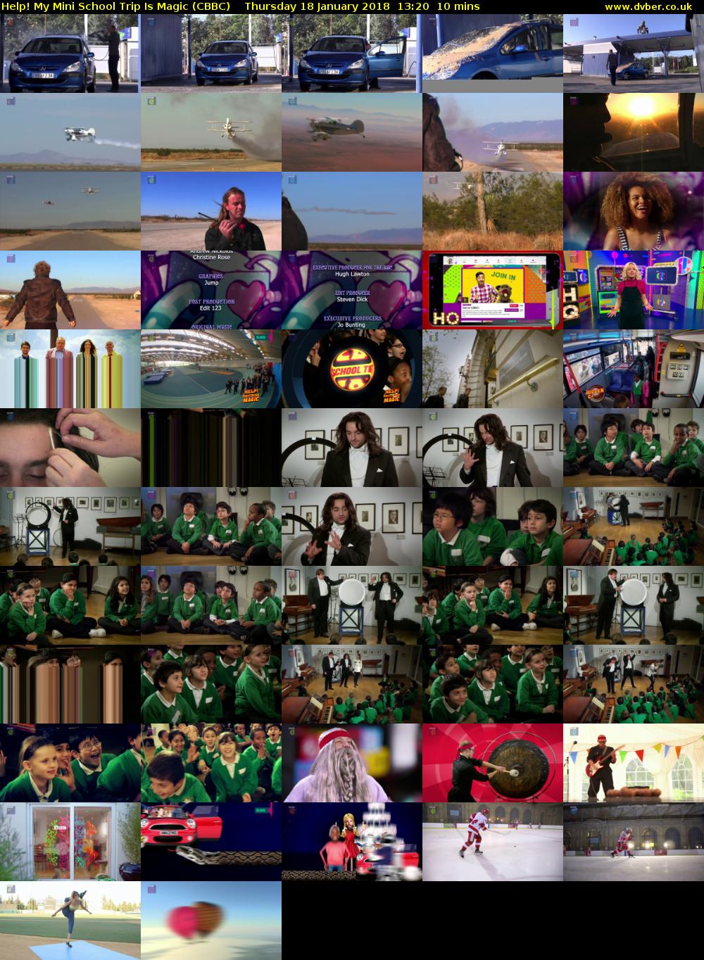 Help! My Mini School Trip Is Magic (CBBC) Thursday 18 January 2018 13:20 - 13:30