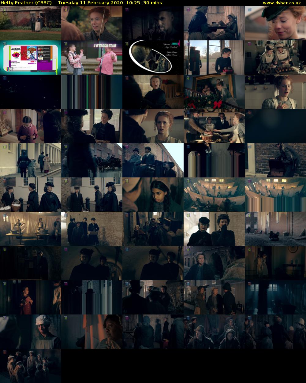 Hetty Feather (CBBC) Tuesday 11 February 2020 10:25 - 10:55
