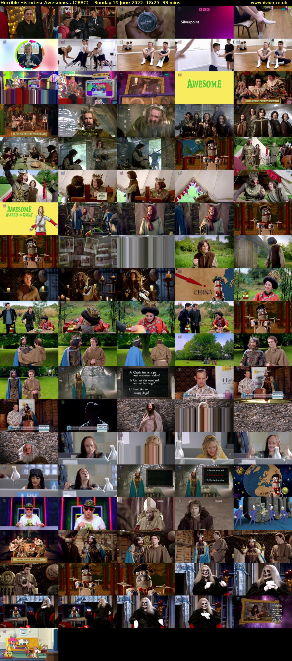 Horrible Histories: Awesome... (CBBC) Sunday 19 June 2022 18:25 - 18:58