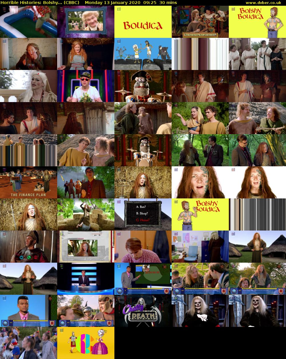 Horrible Histories: Bolshy... (CBBC) Monday 13 January 2020 09:25 - 09:55