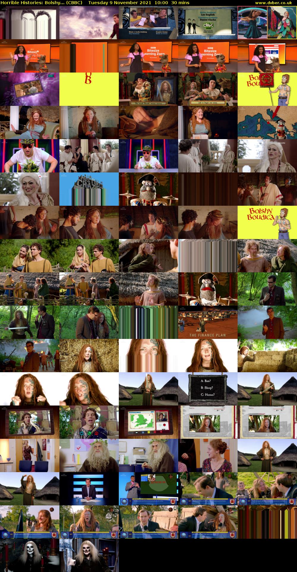 Horrible Histories: Bolshy... (CBBC) Tuesday 9 November 2021 10:00 - 10:30