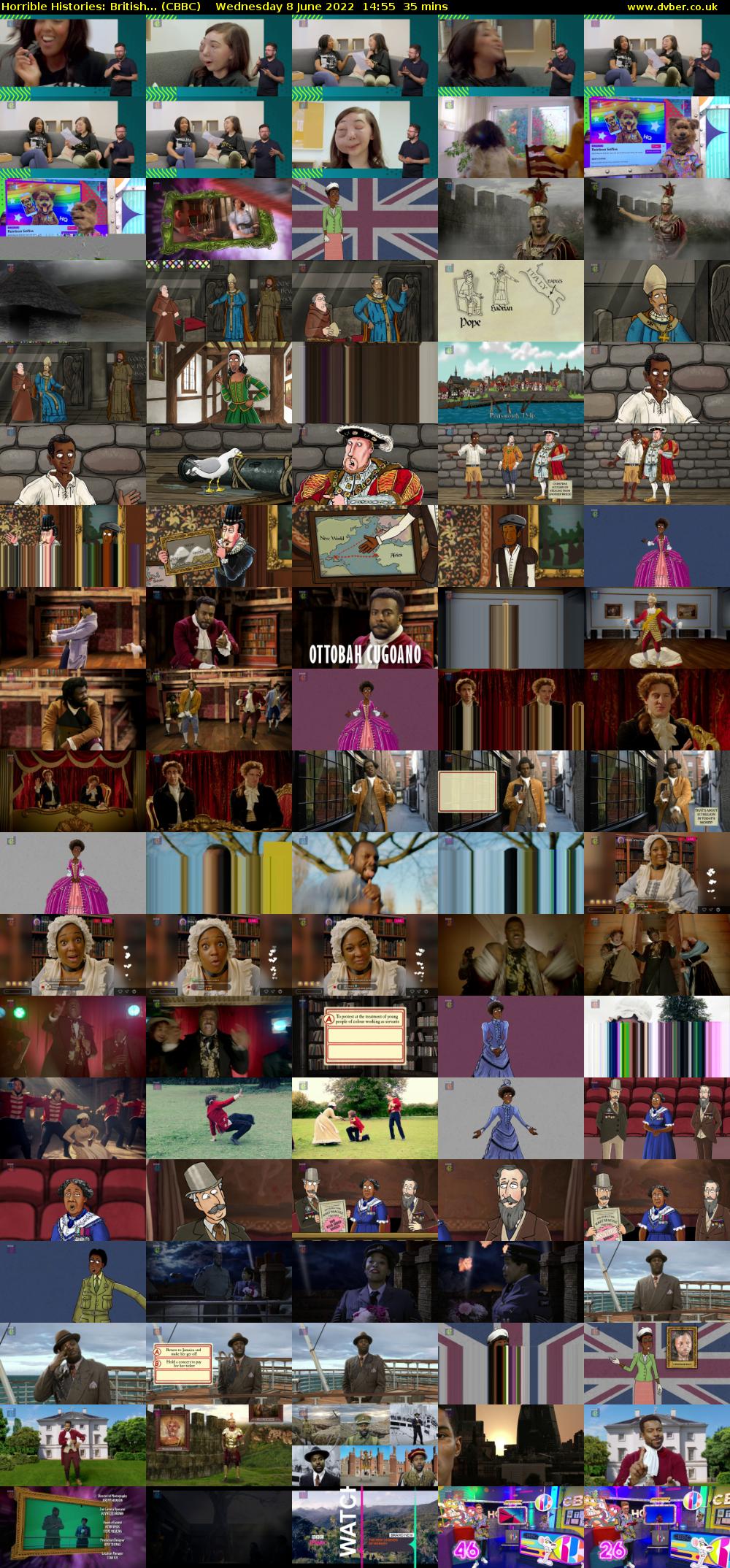 Horrible Histories: British... (CBBC) Wednesday 8 June 2022 14:55 - 15:30