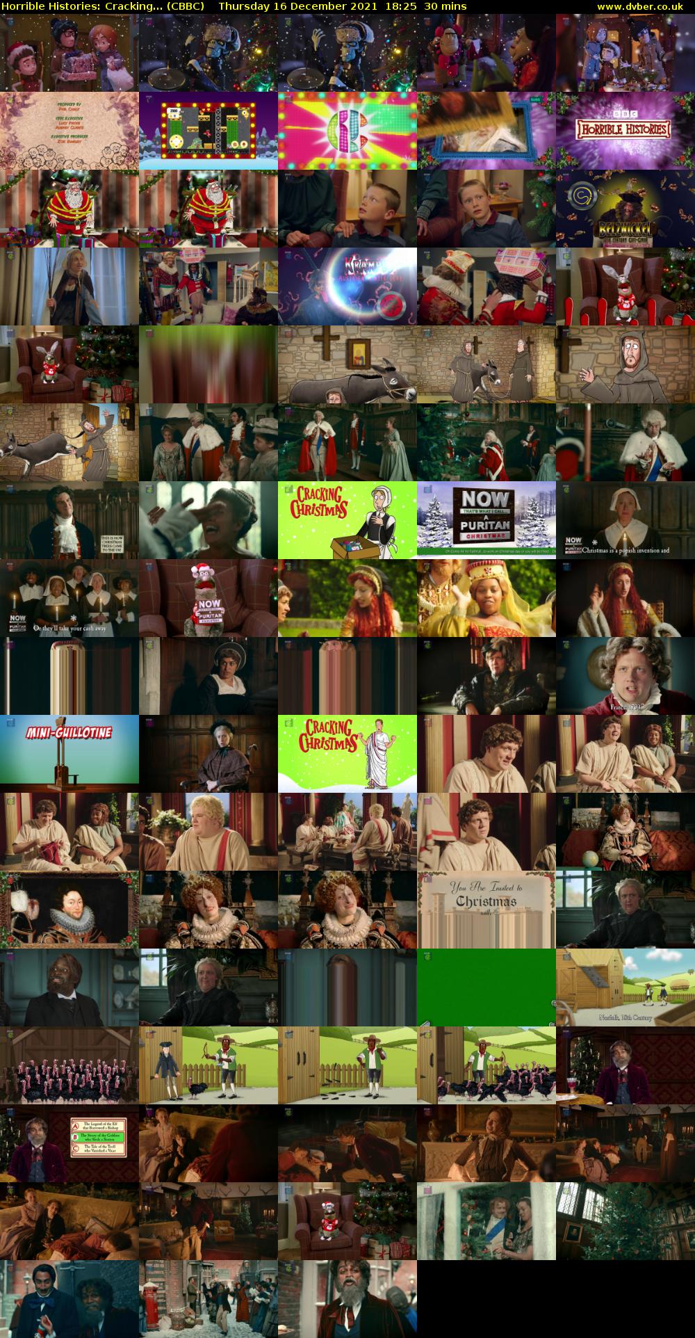 Horrible Histories: Cracking... (CBBC) Thursday 16 December 2021 18:25 - 18:55