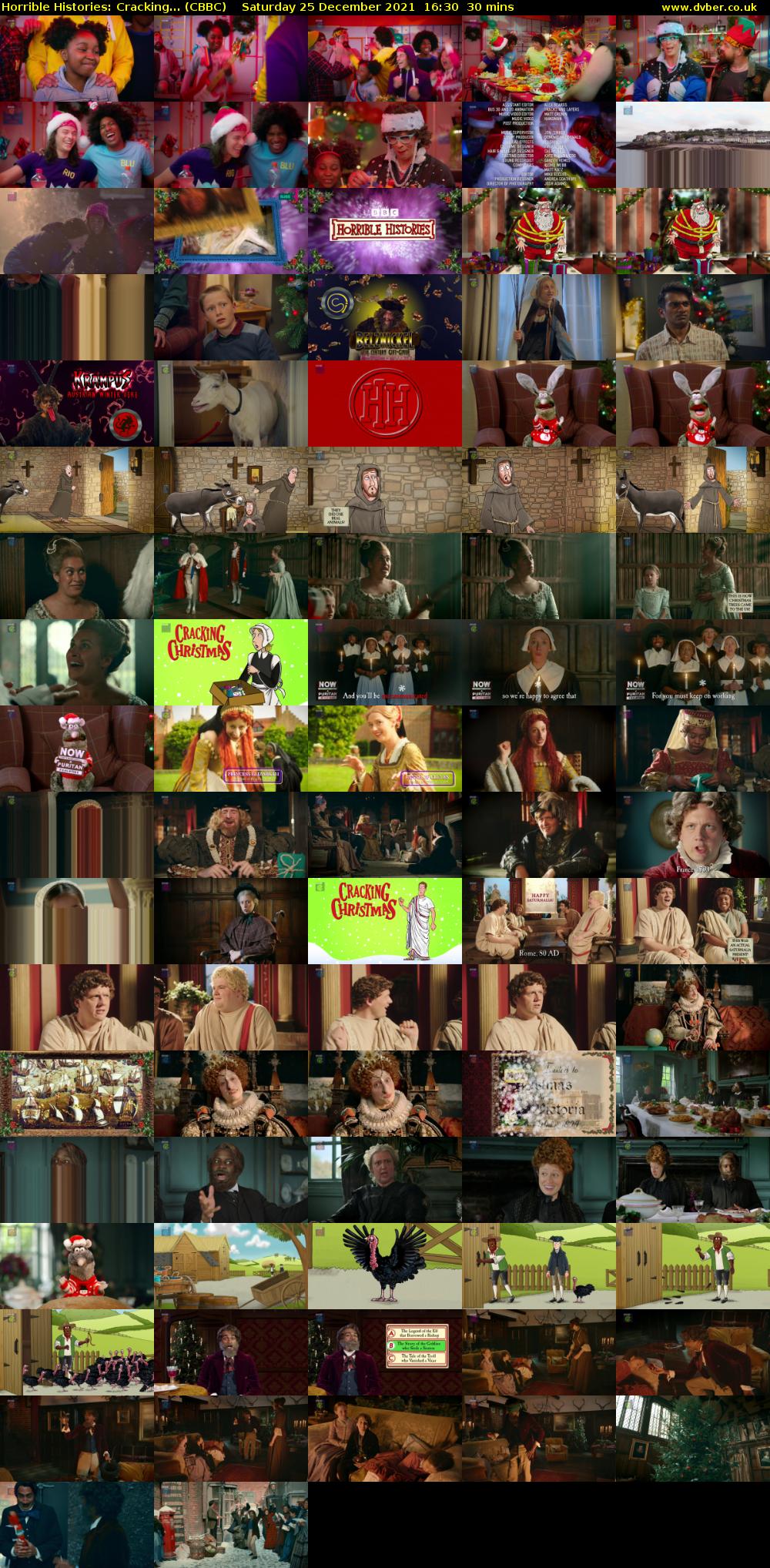 Horrible Histories: Cracking... (CBBC) Saturday 25 December 2021 16:30 - 17:00