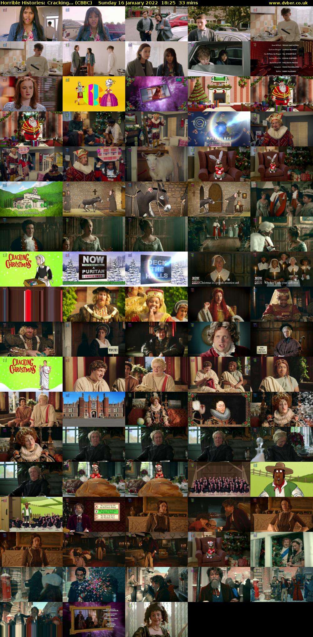 Horrible Histories: Cracking... (CBBC) Sunday 16 January 2022 18:25 - 18:58
