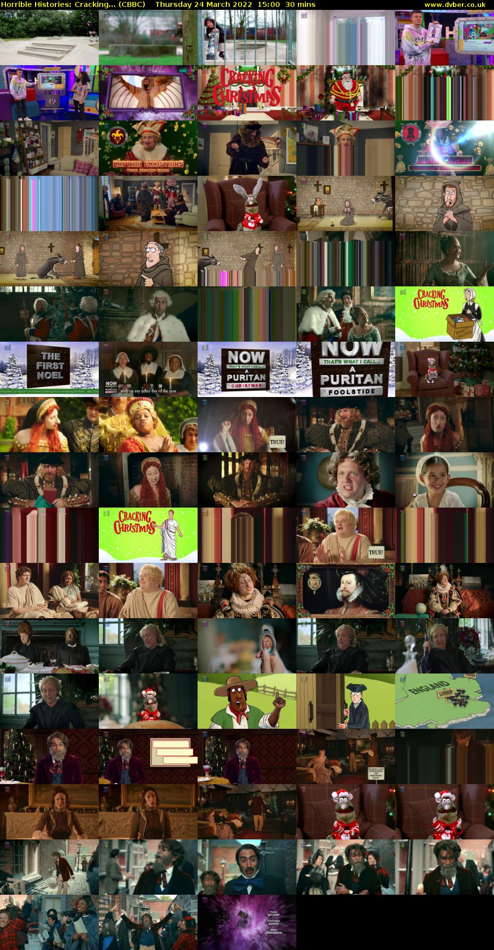 Horrible Histories: Cracking... (CBBC) Thursday 24 March 2022 15:00 - 15:30