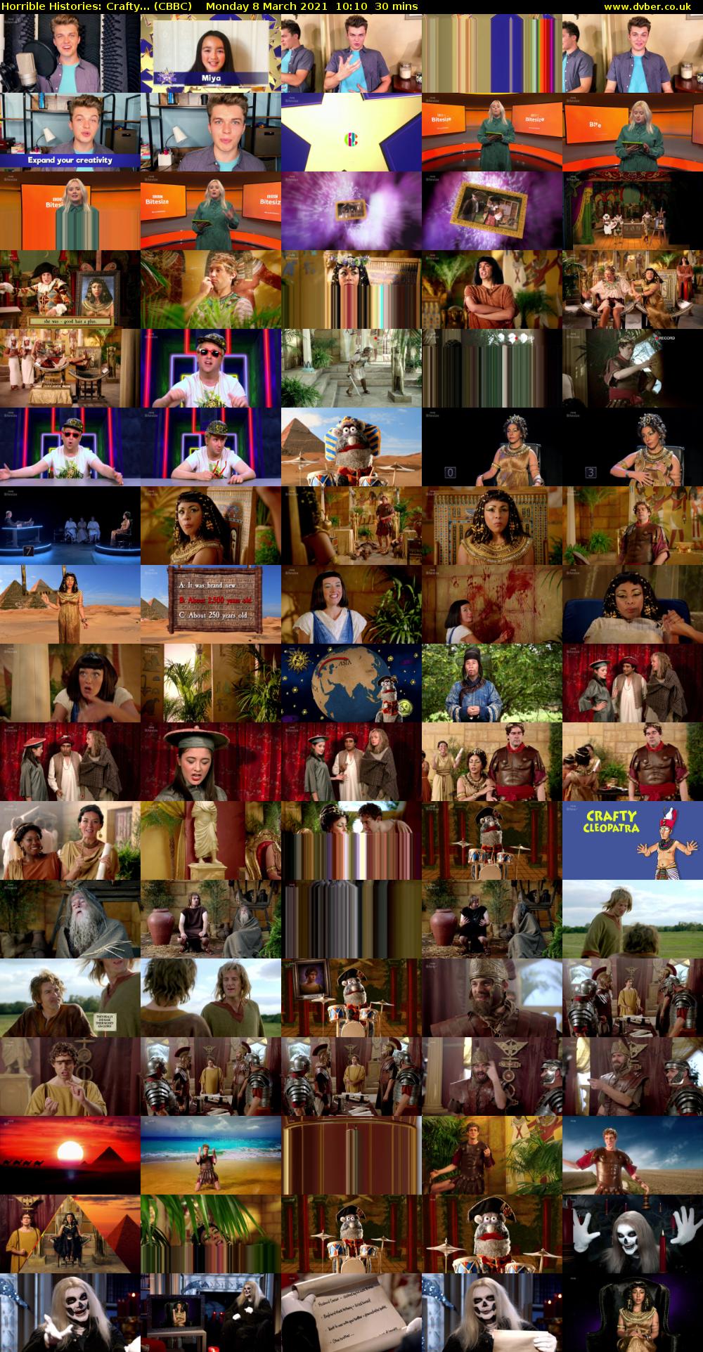 Horrible Histories: Crafty... (CBBC) Monday 8 March 2021 10:10 - 10:40