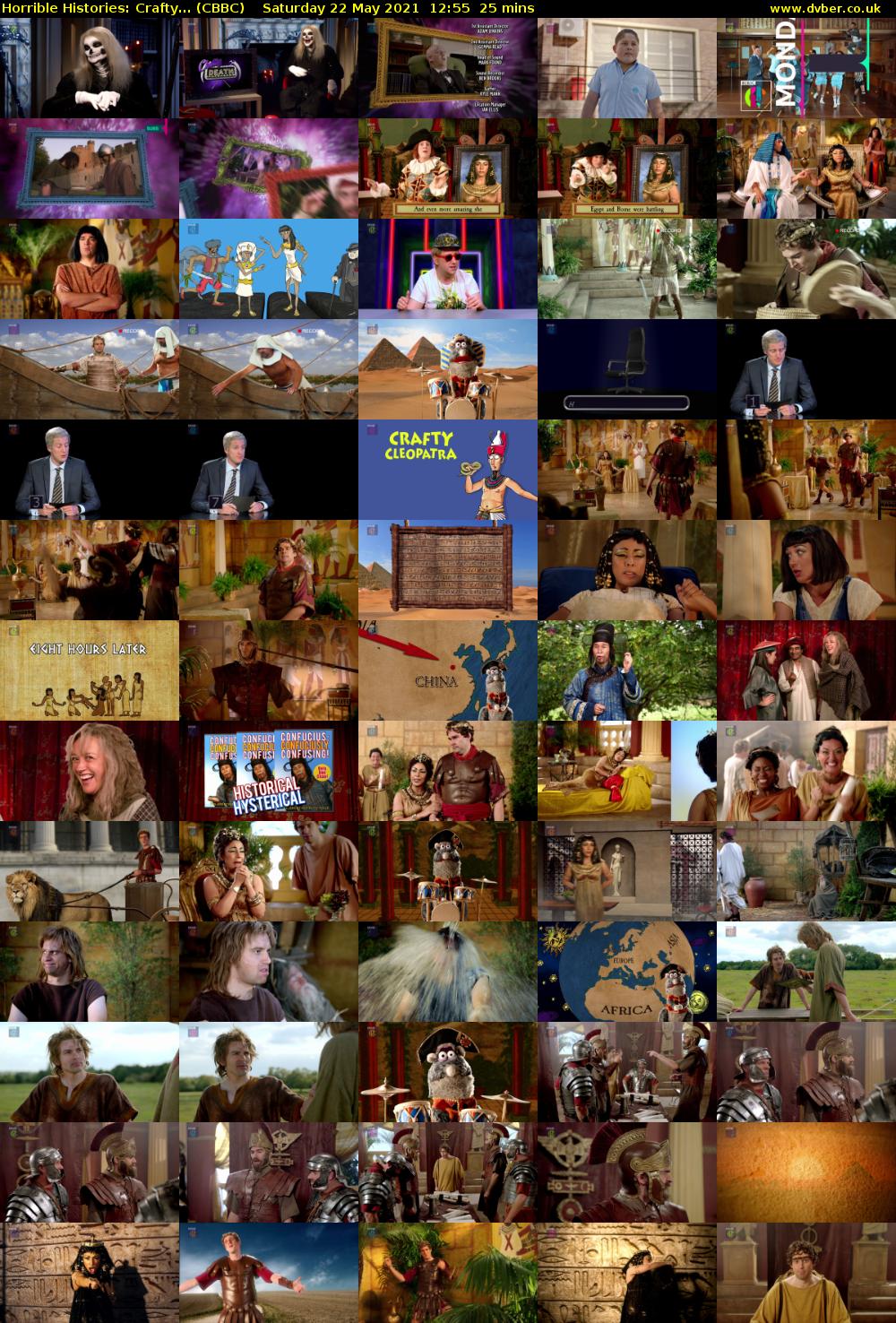 Horrible Histories: Crafty... (CBBC) Saturday 22 May 2021 12:55 - 13:20