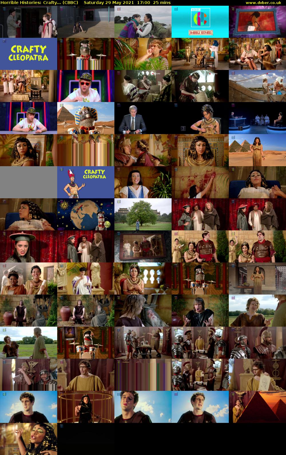 Horrible Histories: Crafty... (CBBC) Saturday 29 May 2021 17:00 - 17:25