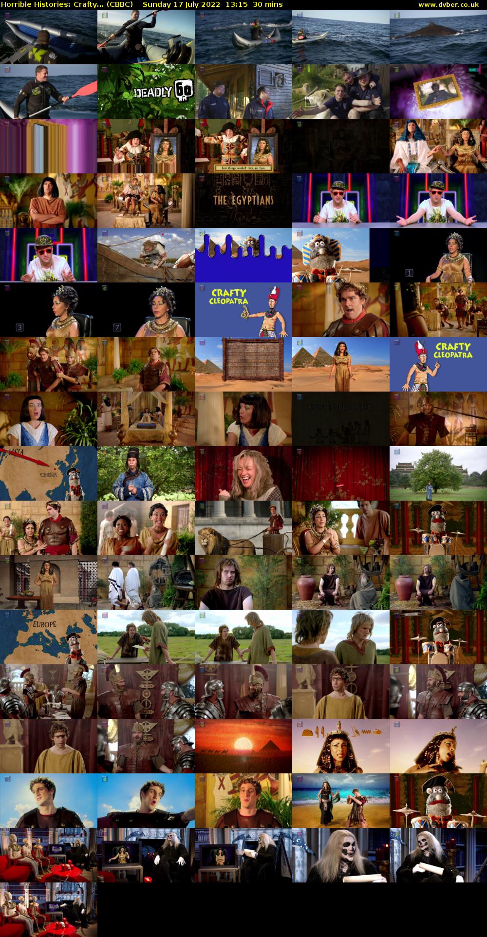 Horrible Histories: Crafty... (CBBC) Sunday 17 July 2022 13:15 - 13:45