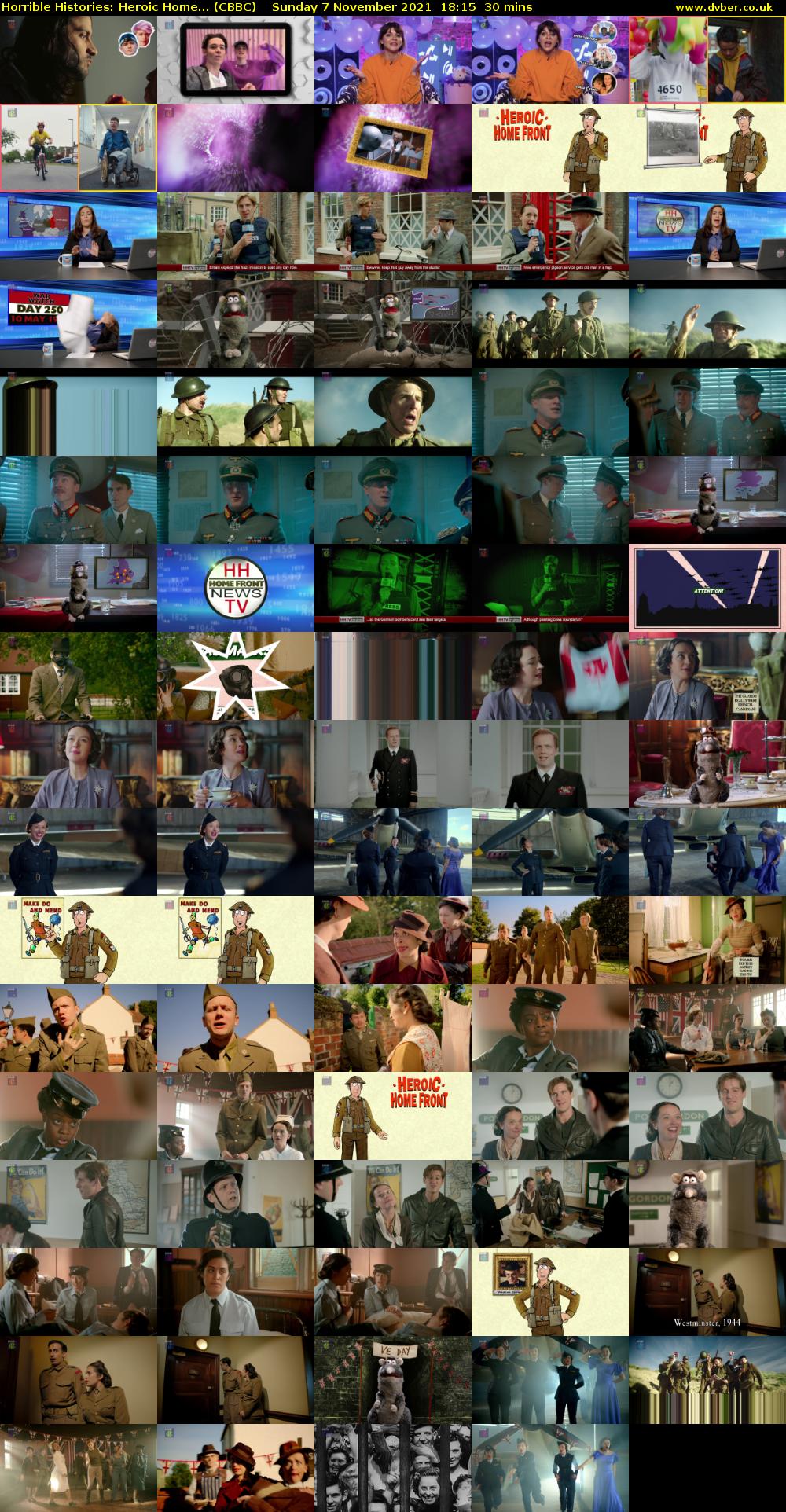 Horrible Histories: Heroic Home... (CBBC) Sunday 7 November 2021 18:15 - 18:45