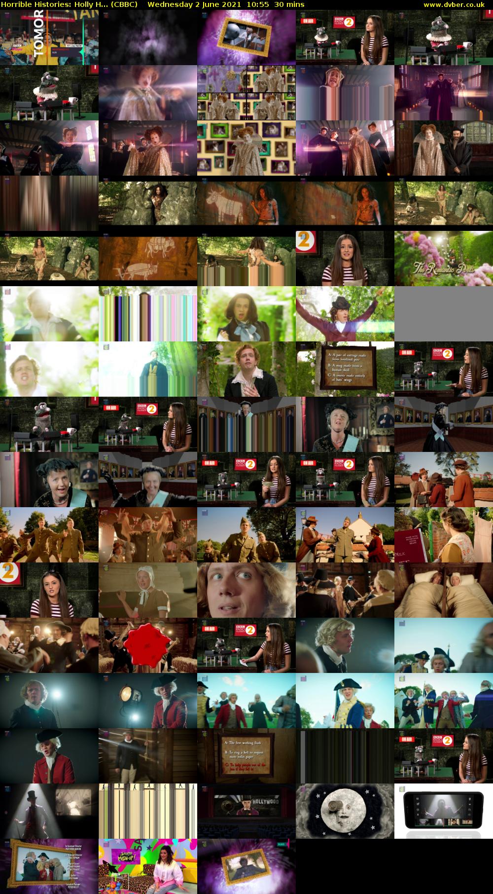 Horrible Histories: Holly H... (CBBC) Wednesday 2 June 2021 10:55 - 11:25