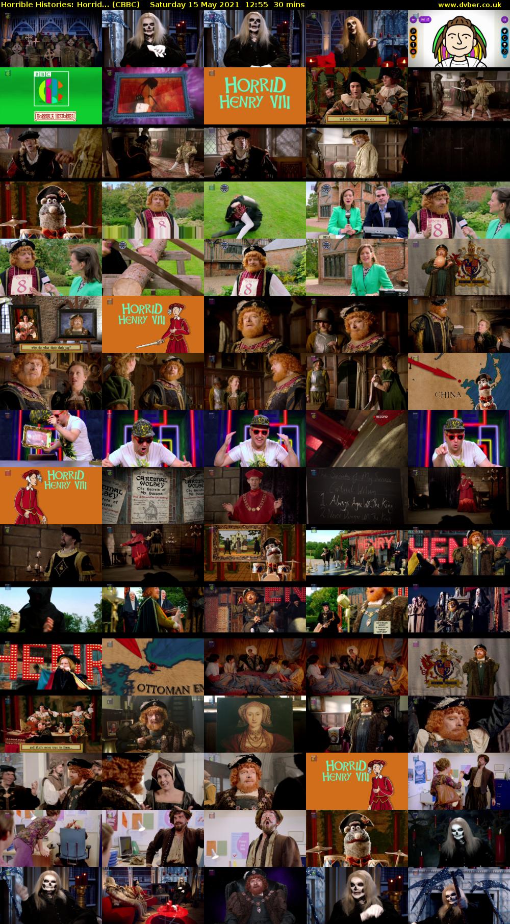 Horrible Histories: Horrid... (CBBC) Saturday 15 May 2021 12:55 - 13:25