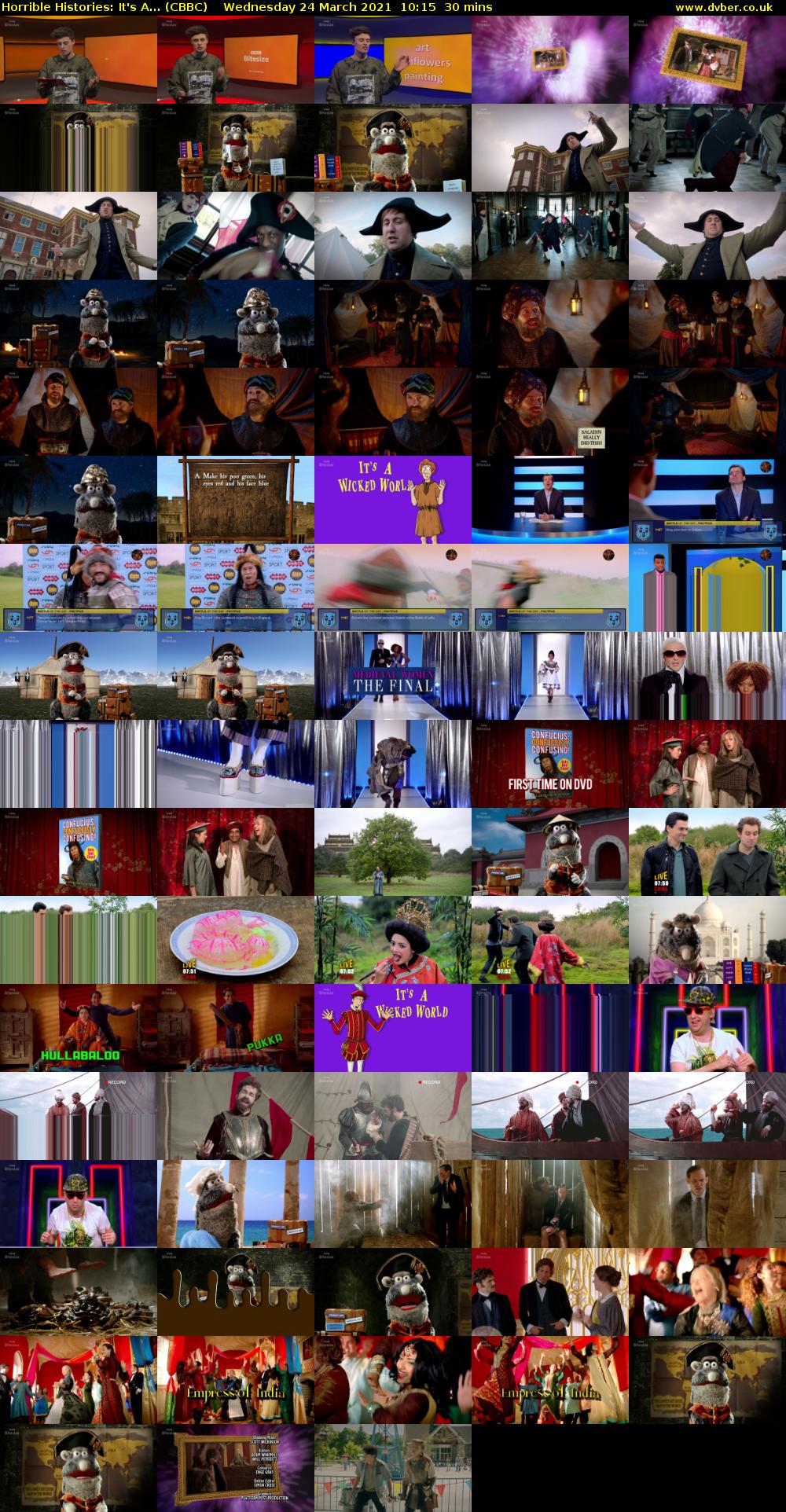Horrible Histories: It's A... (CBBC) Wednesday 24 March 2021 10:15 - 10:45