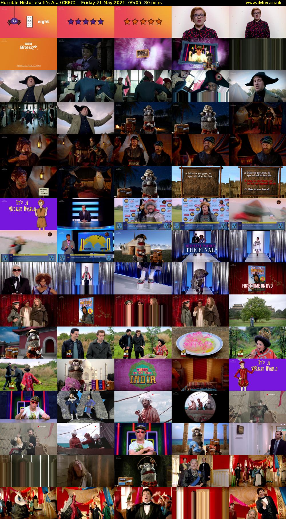 Horrible Histories: It's A... (CBBC) Friday 21 May 2021 09:05 - 09:35