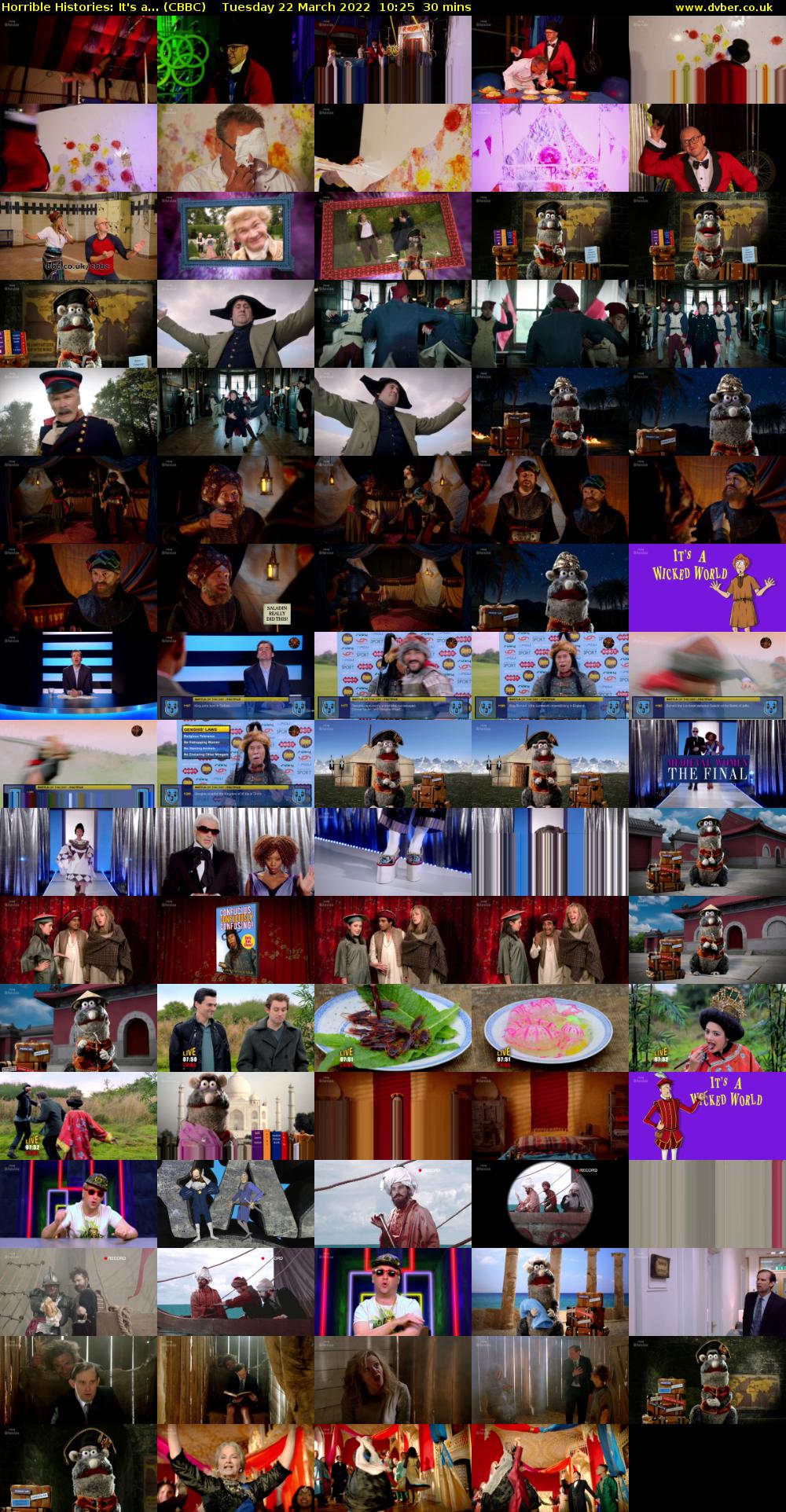 Horrible Histories: It's a... (CBBC) Tuesday 22 March 2022 10:25 - 10:55