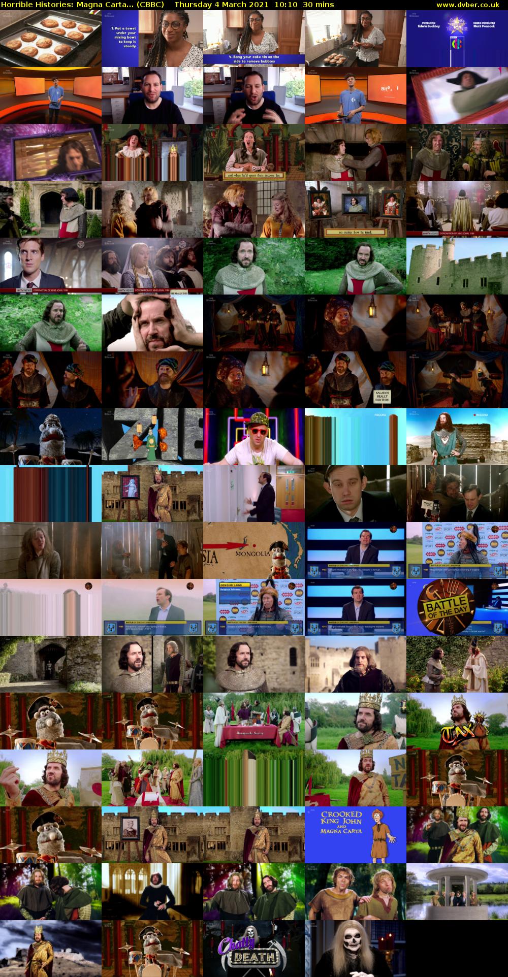 Horrible Histories: Magna Carta... (CBBC) Thursday 4 March 2021 10:10 - 10:40