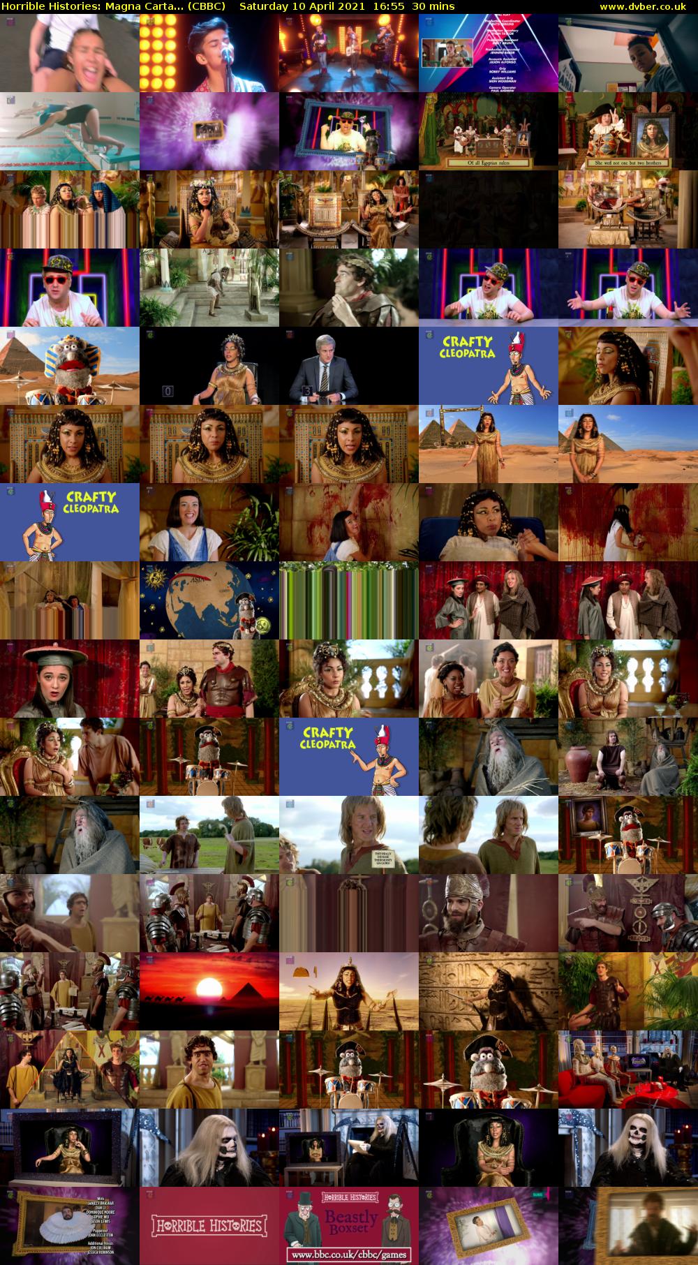 Horrible Histories: Magna Carta... (CBBC) Saturday 10 April 2021 16:55 - 17:25