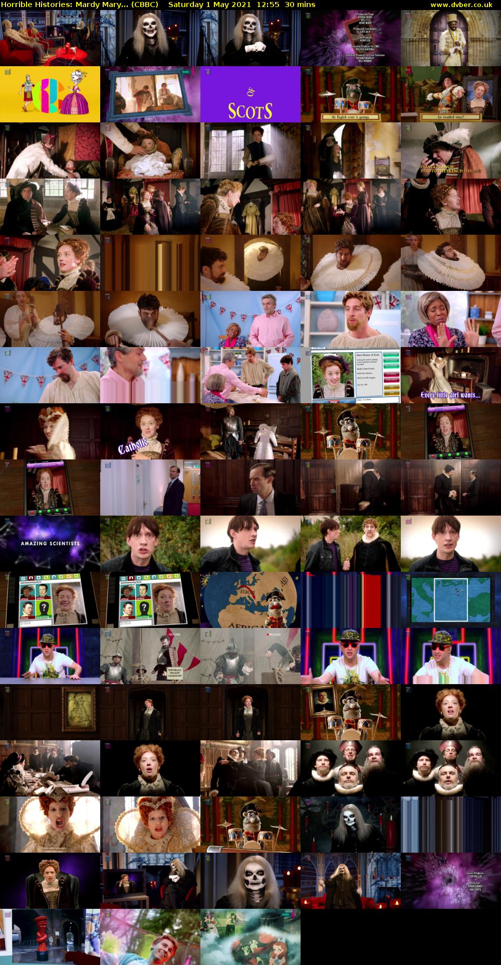 Horrible Histories: Mardy Mary... (CBBC) Saturday 1 May 2021 12:55 - 13:25